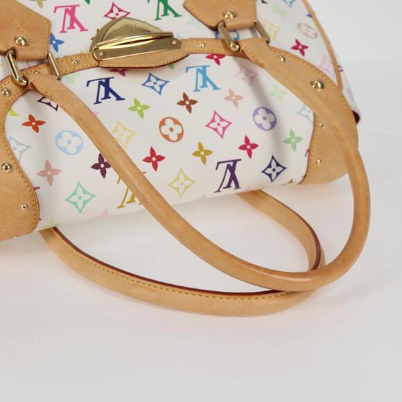 LOUIS VUITTON Monogram Multicolor Beverly GM Hand Bag White M40201 - Picture 9 of 16
